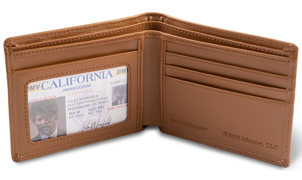 Brown Embroidered BMF Wallet