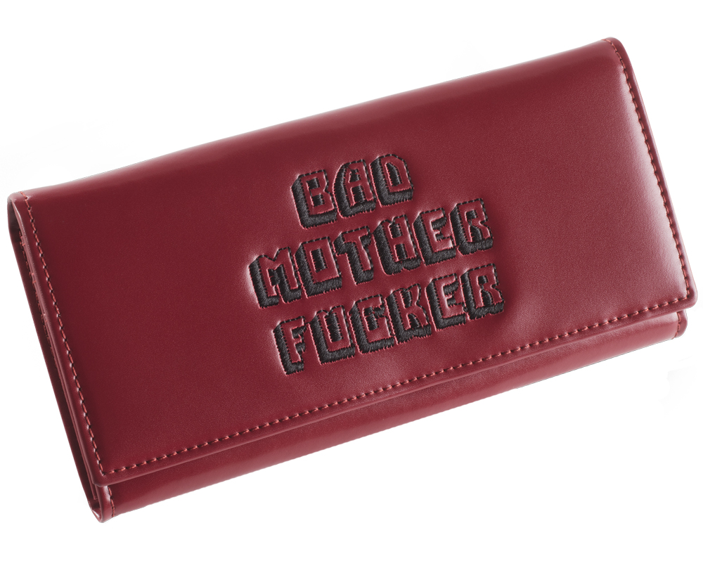 Pink Embroidered Wallet