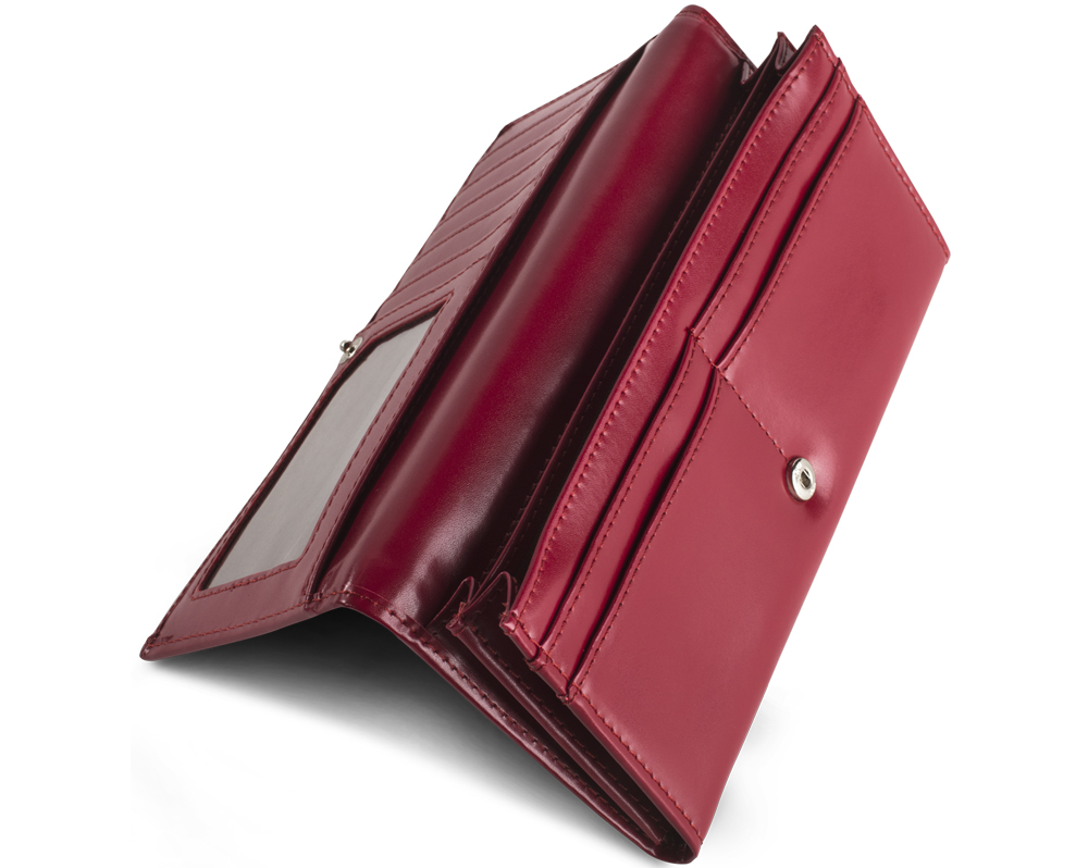 Pink Embroidered Wallet