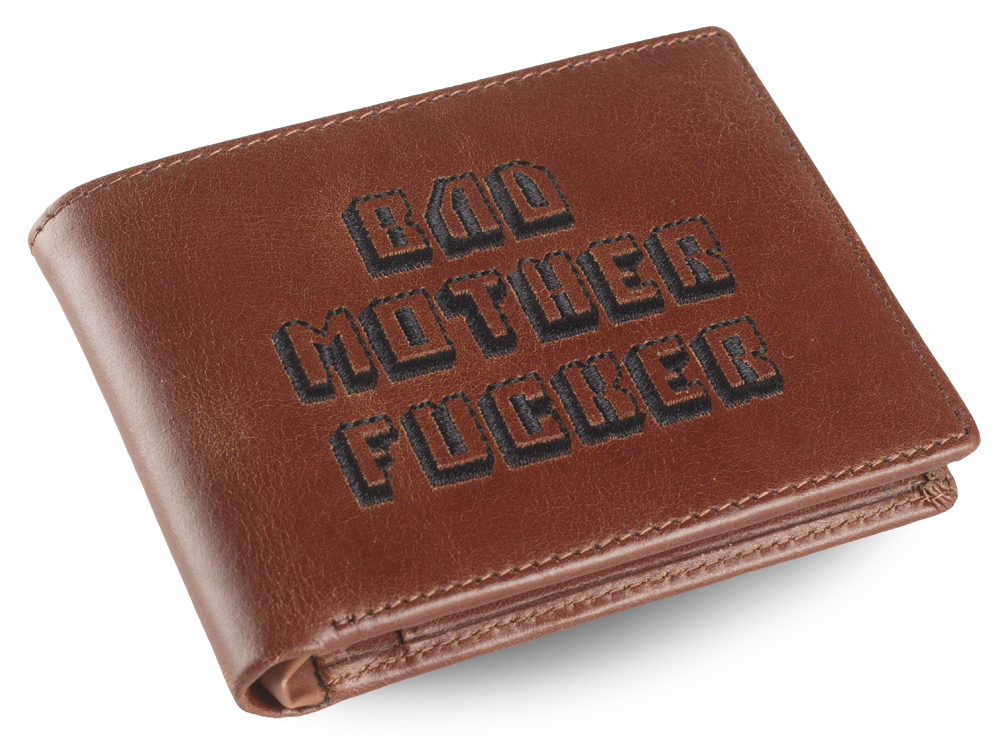 Premium Brown Embroidered Wallet