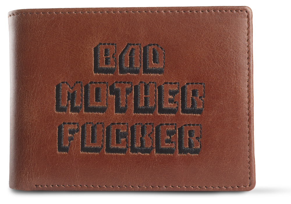 Premium Brown Embroidered Wallet