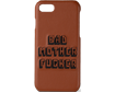 Brown Embroidered Bad Mother Fucker Phone Case